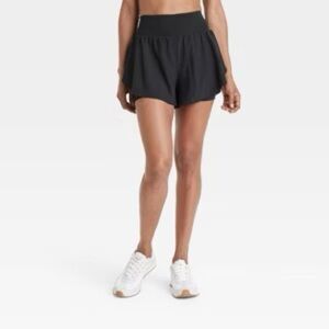 Women's Active Light High-Rise 2-in-1 Flutter Run Shorts 3" - All In Motion